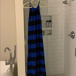 Jcrew striped maxi